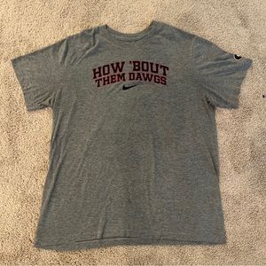 Nike Georgia Bulldogs UGA team Issue ‘how Bout Them Dawgs’ T-shirt